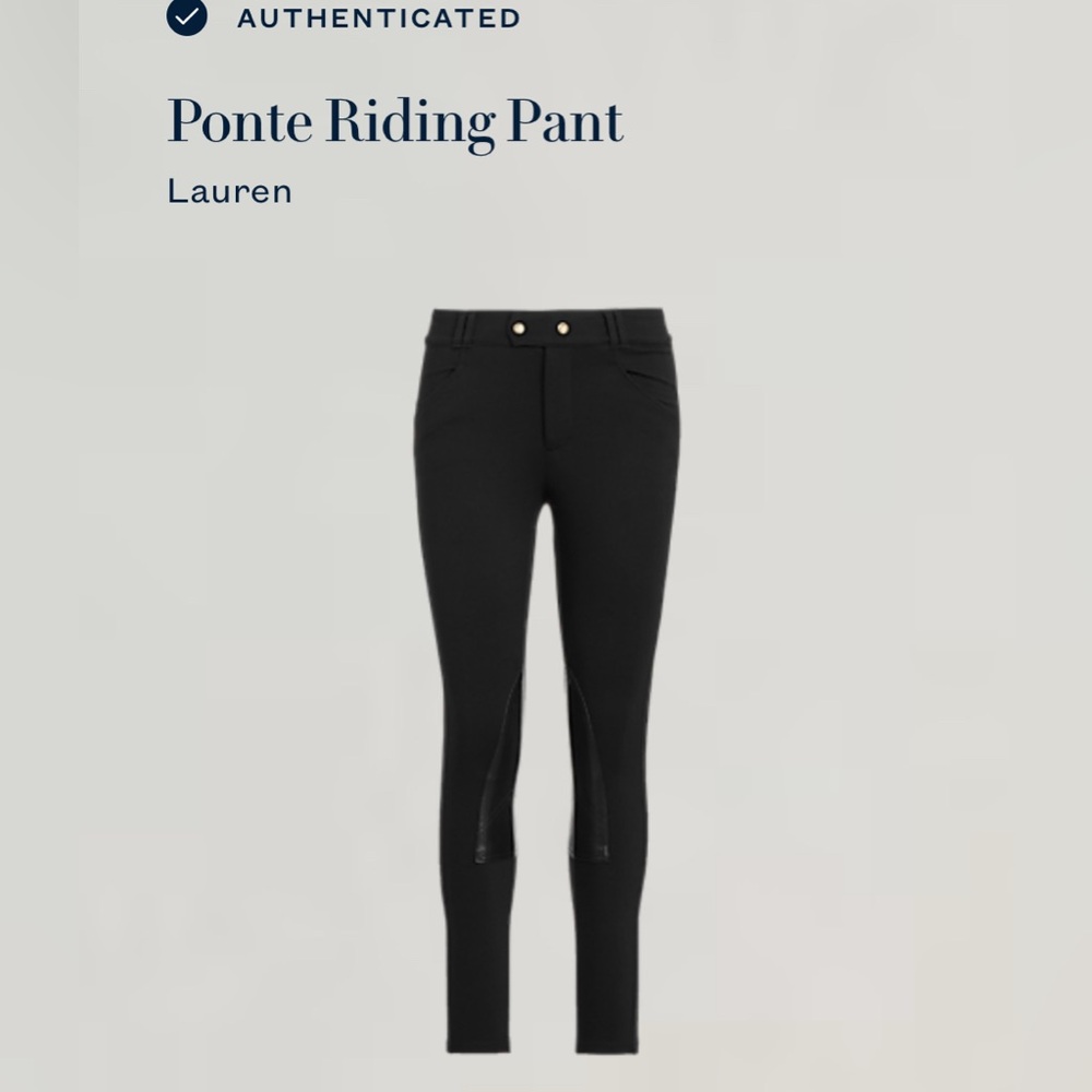Lauren Ralph Lauren Ponte Riding Pant - Picture 6 of 9